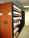 Electric mobile shelving system